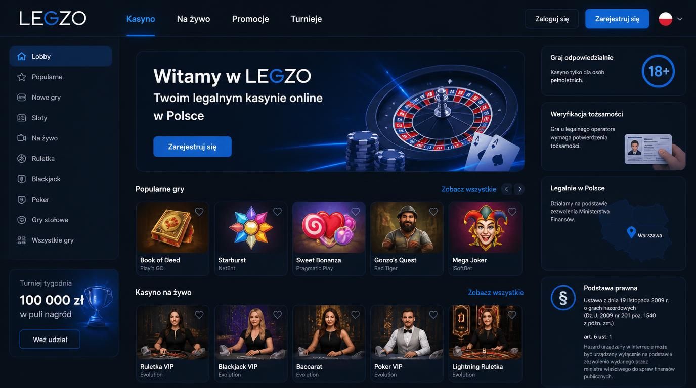 Wiek 18+, lokalizacja, legalność 